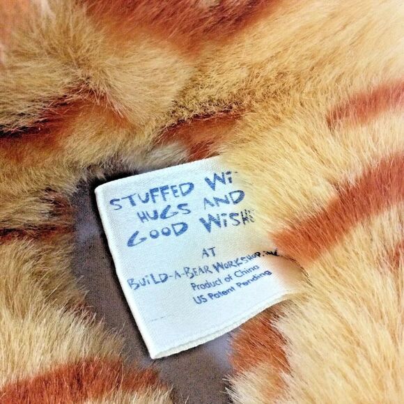 Build-A-Bear Orange Tabby Striped Cat + Sound "I Love You" -VTG 1997- 17" Plush - Picture 5 of 7